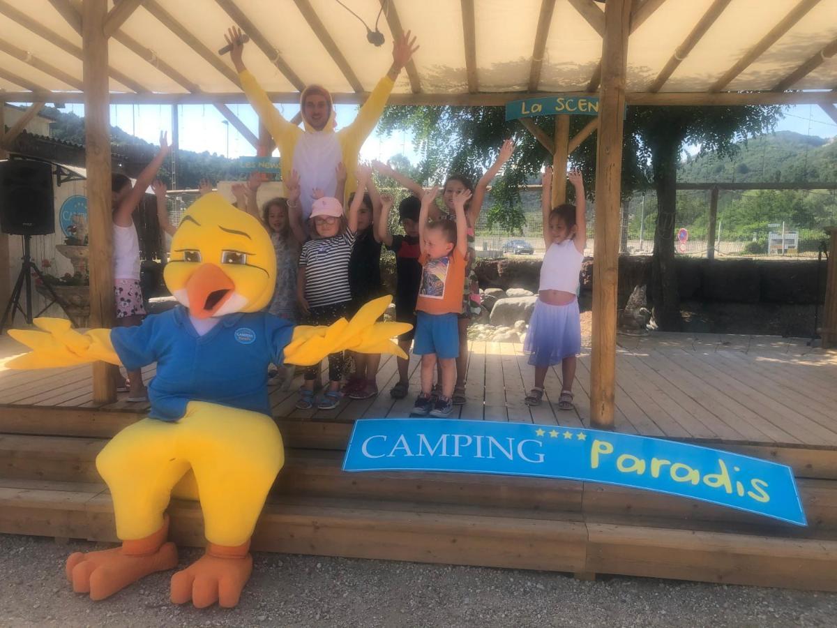 Camping Paradis Family Des Issoux Lalevade-dʼArdèche Dış mekan fotoğraf